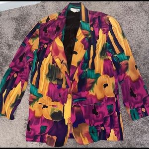 Vintage multicolored blazer